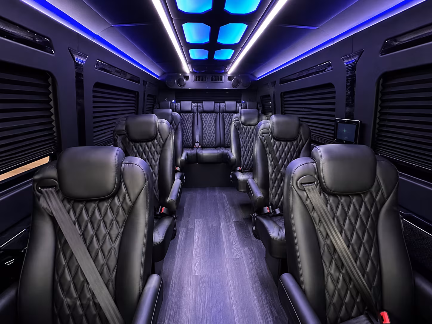 san bernardino airport transportation onboard seating