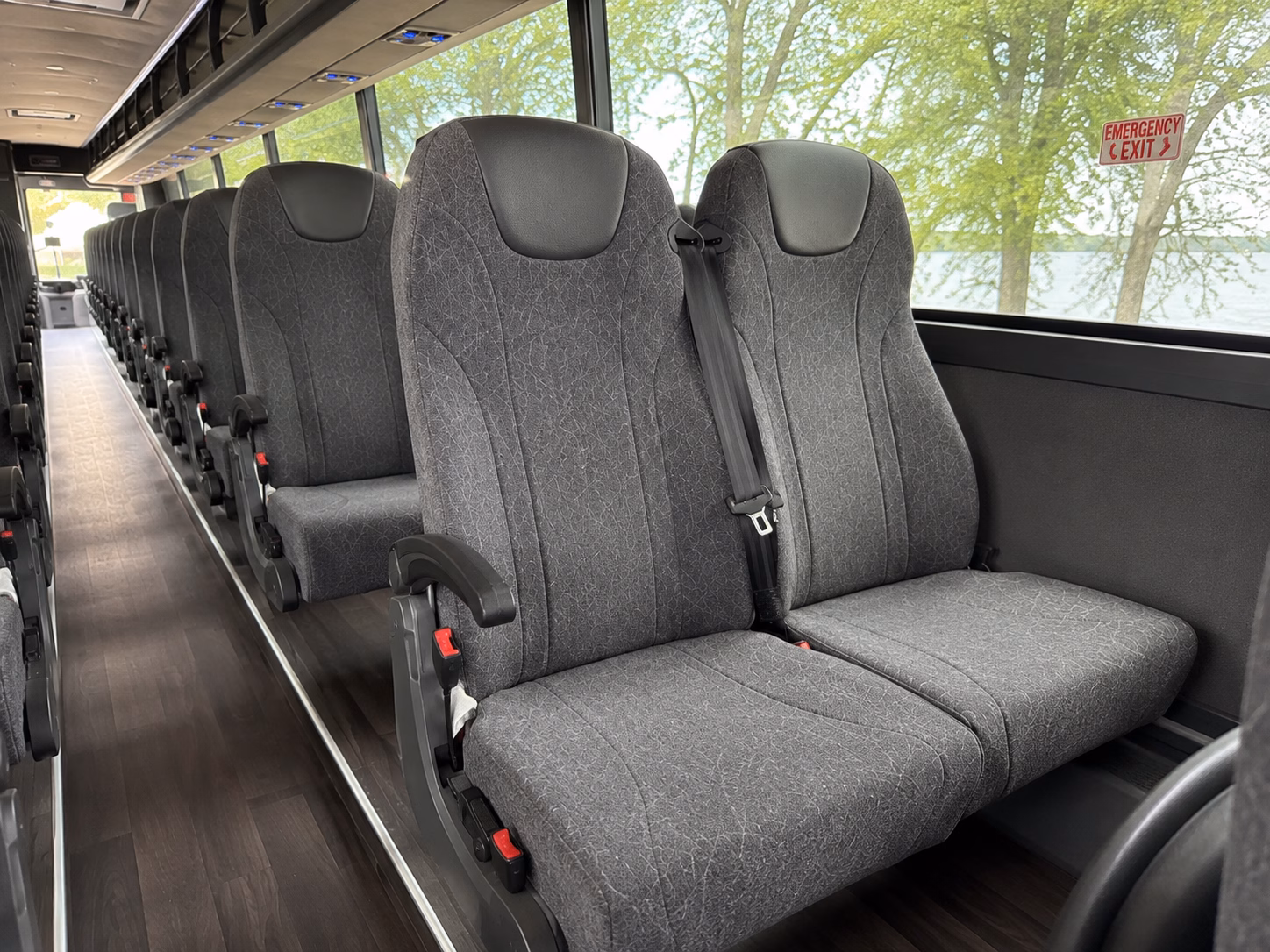 san bernardino charter bus services interior