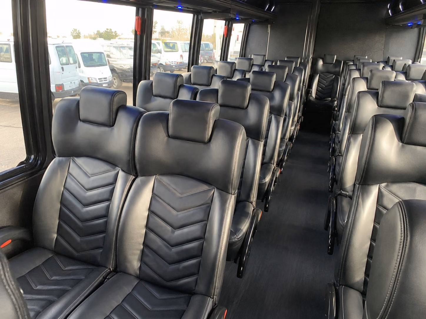 san bernardino long distance transportation onboard seating