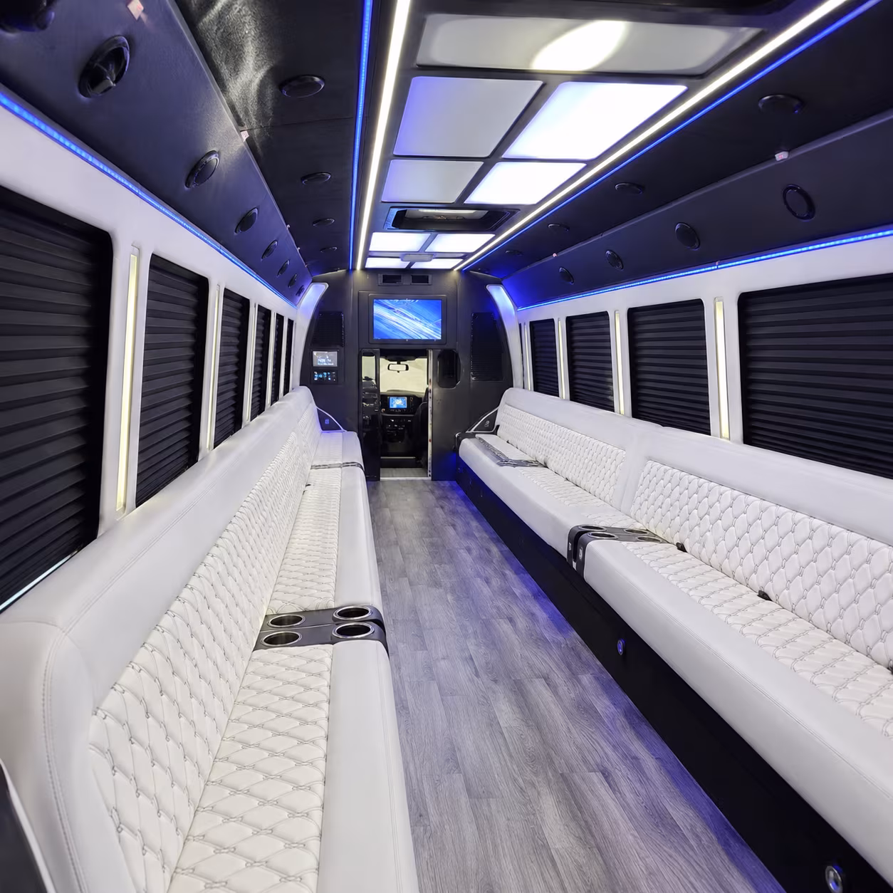 san bernardino party bus rentals inside