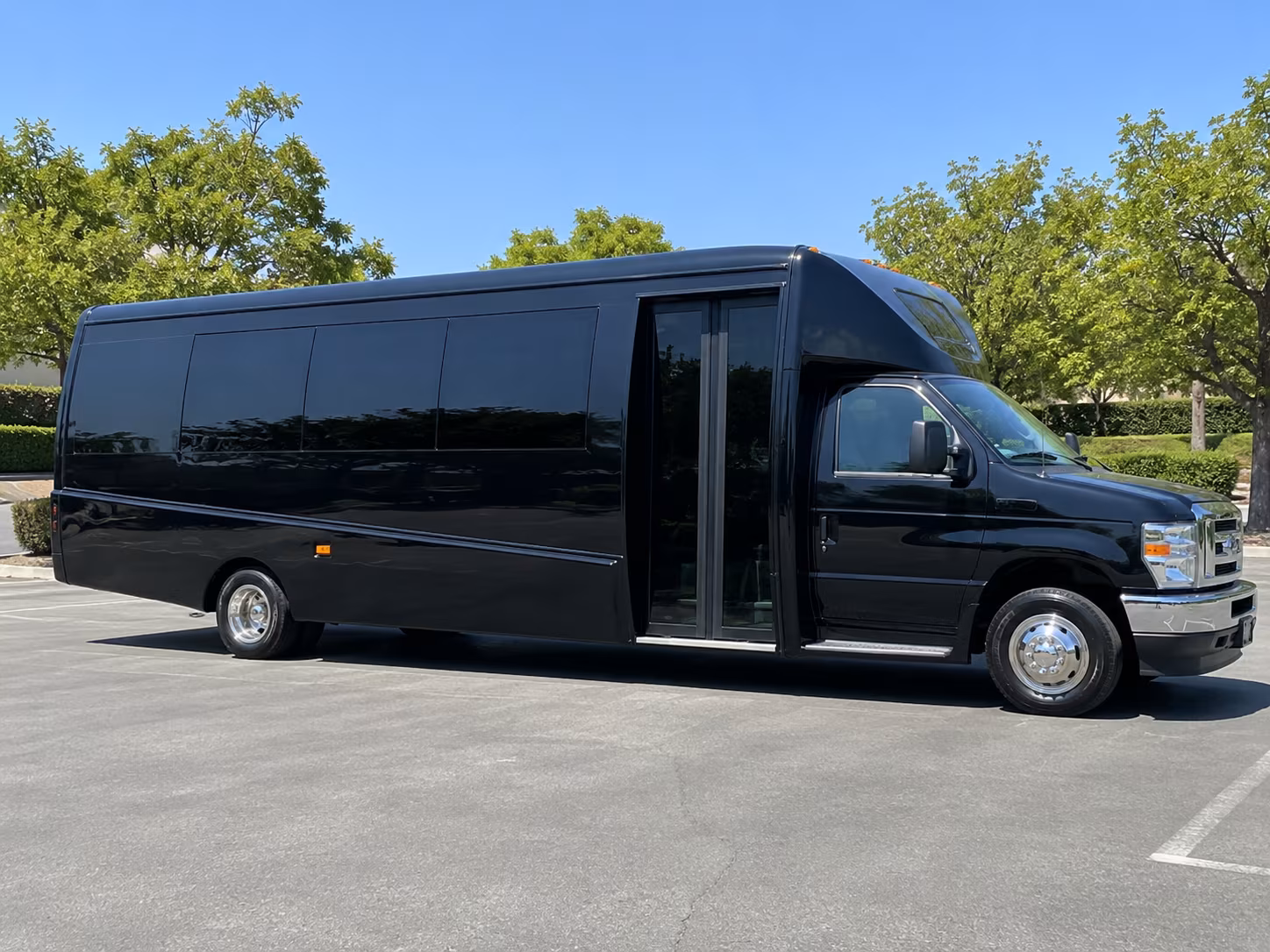 san bernardino private event transportation onboard seating